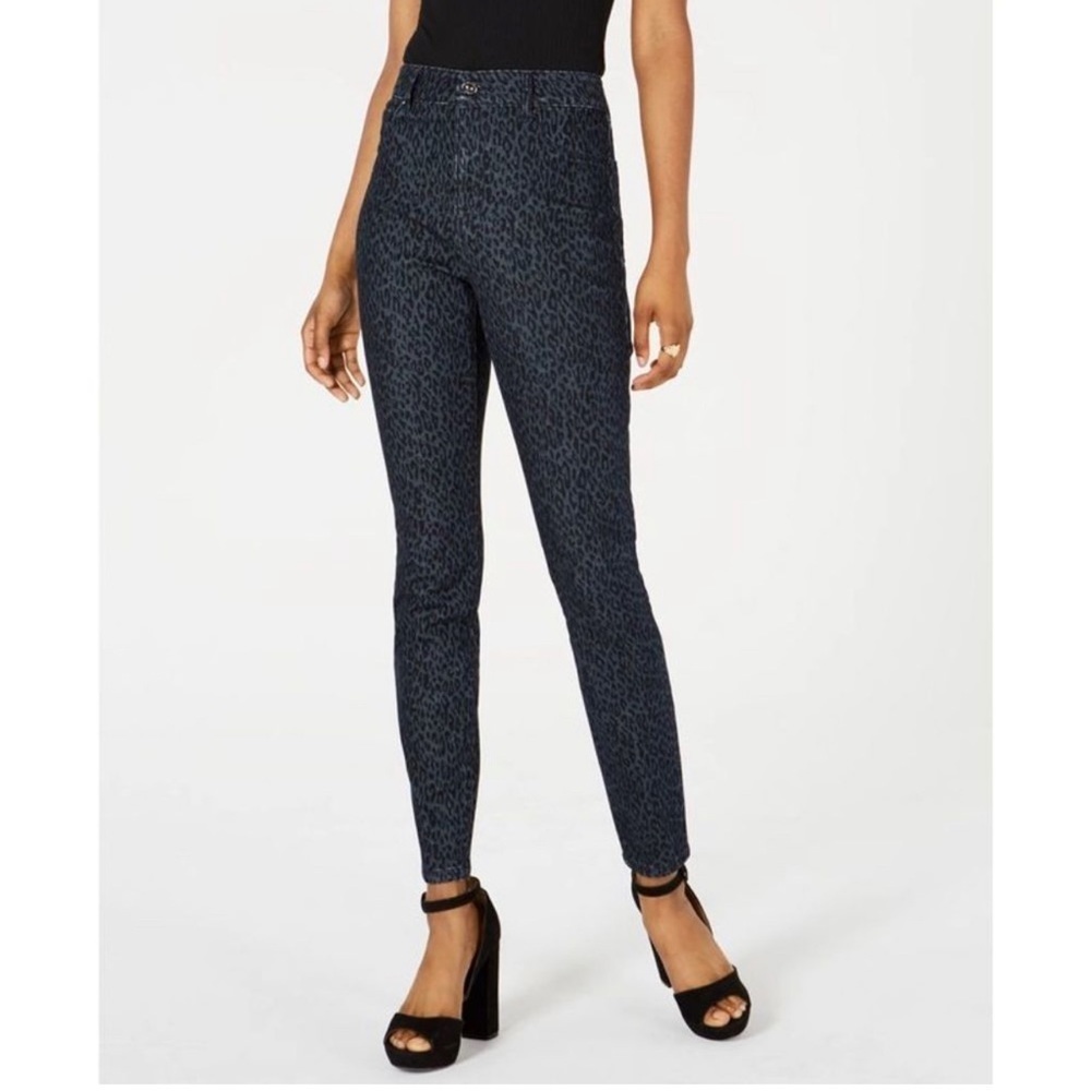 Rewash Juniors' Nikki Printed Denim Jeggings